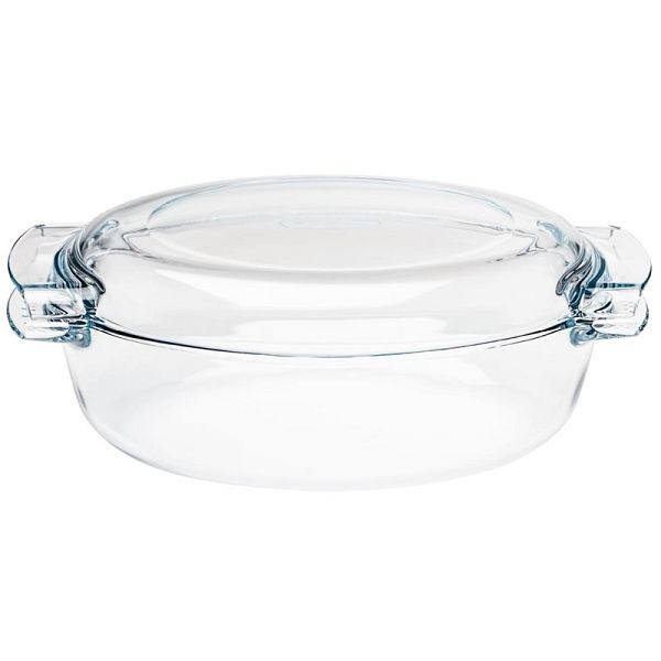 Pyrex ovaler Glas Schmortopf 4,5 L, P591, 3137610000544