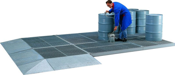 Cemo Flächenschutzelement FS 108/13/13 verzinkt, Auffangvolumen: 105 L, 11445