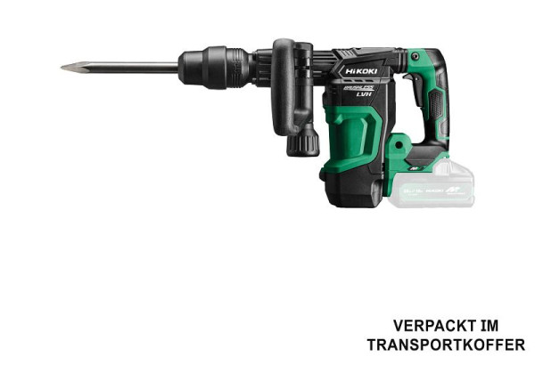 HiKOKI Akku Meißelhammer (Brushless) (SDS-max), SDS-max 6, 8 Joule, 4, 9 kg, H3641DA (Basic) (Transportkoffer), H3641DAW2Z