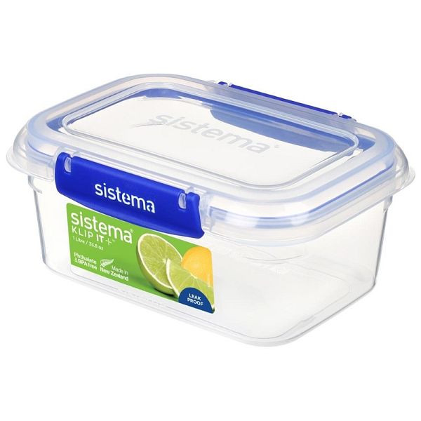 Sistema Rectangle Klip It Plus Lebensmittelbehälter 1 Liter, CH245