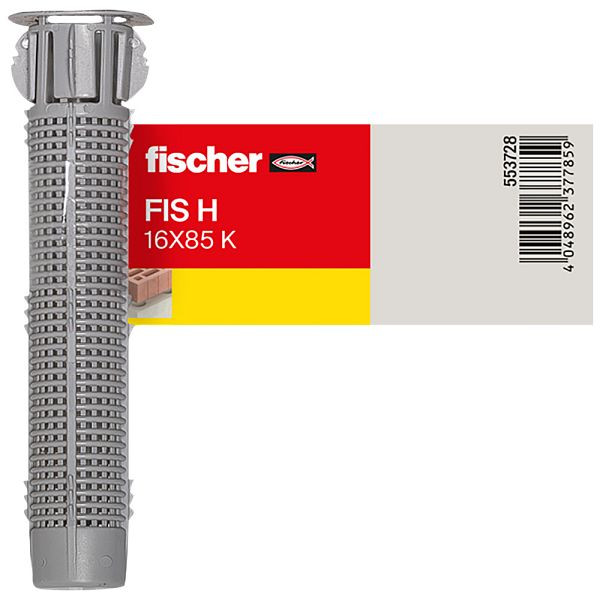 Fischer Injektions-Ankerhülse FIS H 16 x 85 E Kunststoff, VE: 50 Stück, 553728