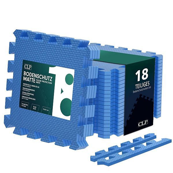 CLP 18er Bodenschutzmatte 31x31, blau, 326475, 4255716361204