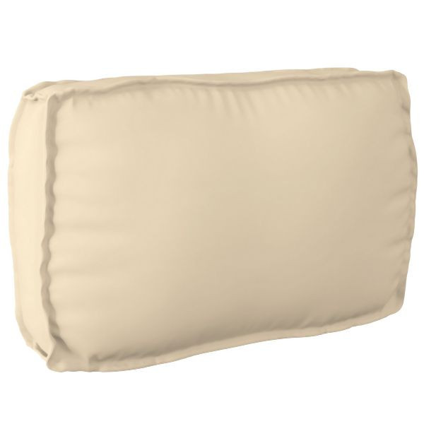 vidaXL Palettencushion Set 2-teilig Beige Polyester Abnehmbare Bezüge, 3329062