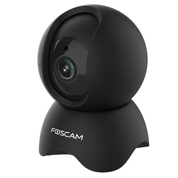 FOSCAM X5 5 MP Super HD WLAN schwenkbare und neigbare Überwachungskamera (schwarz), fscx5s