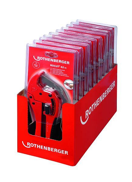 Rothenberger ROCUT TC 42, 0-42mm, Display, 10 Stück, 052000D