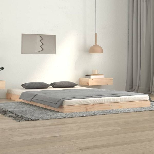 vidaXL Massivholzbett 120x200 cm Kiefer, Top-Qualität, 823449