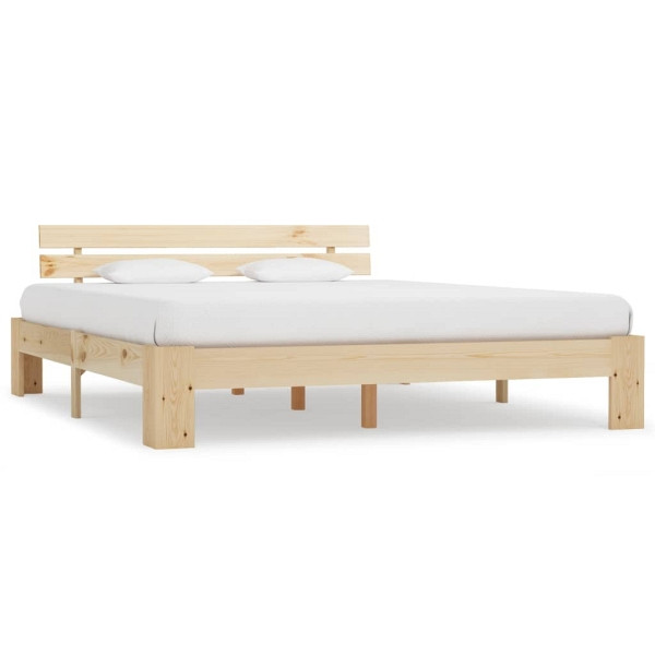 vidaXL Massivholzbett Kiefer 180x200 cm, 283165, 8719883676487