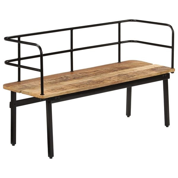 vidaXL Bank 120 x 40 x 70 cm Mango-Massivholz, 247807