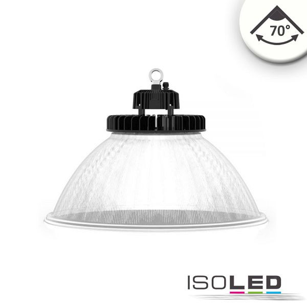 ISOLED LED Hallenleuchte FL 120W, PC-Reflektor, 70°, IP65, 1-10V dimmbar, neutralweiß, 113733