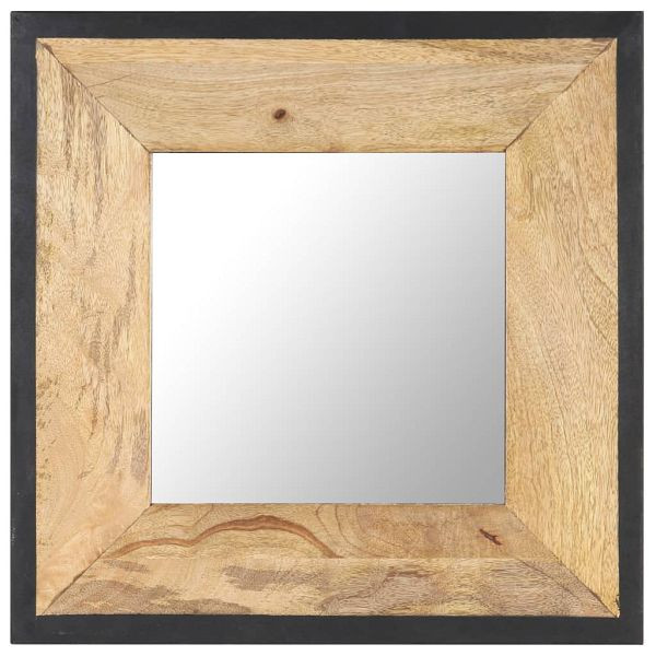 vidaXL Spiegel 50x50 cm Mango Massivholz, Top-Qualität, 321629