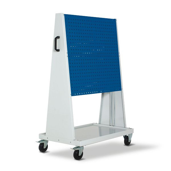 bott perfo Rack plus mobil 4 Lochplatten BxTxH: 1000 x 650 x 1600 mm, RAL 7035/5010, 14026025.11
