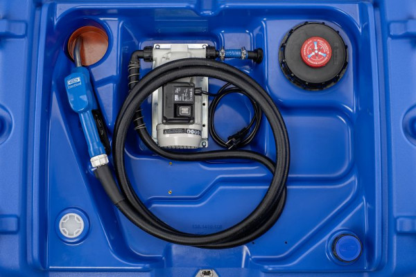 Cemo Blue-Mobil Easy 620 l, 230 V, Deckel, 30 l/min, 4 m, AZV, mit Kranösen und Klappdeckel, 11929