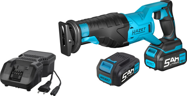 Hazet Akku-Säbelsäge, 4-teiliger Satz, in Hazet L-Boxx 136 und Weichschaumeinlage, 9234-1/4