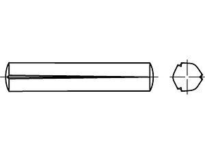 Kegelkerbstifte DIN 1471 Stahl 10 x 20 VE=S (25 Stück)