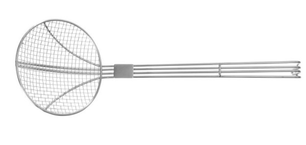 Hendi Frittierlöffel, ØxH: 160x160 mm, mit verstärktem Drahtgriff, 640401