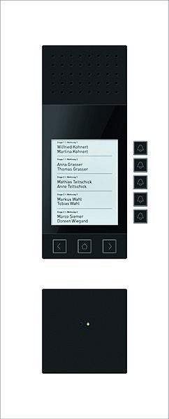 TCS Audio Einbau Display Funktionsmodul Serie ADX5 mit BCM Transponderleser für bis zu 30 Wohneinheiten, ADI59080-0057