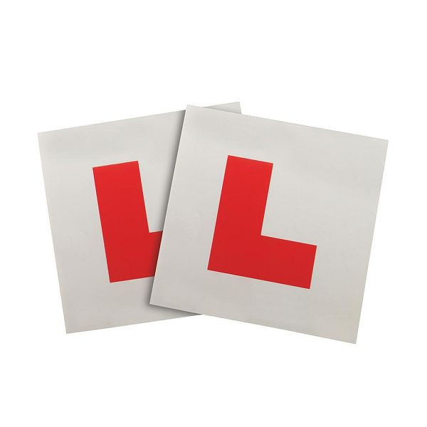 Silverline Magnetisches „L“-Fahrschülerschild, 2 Stück (nur GB), 2 Stück, 583036