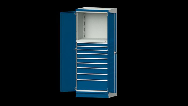 ANKE Werkbänke Basisschrank modulares Schranksystem, Serie 910 V, Modell 4006, 865 x 720 x 2200 mm, RAL 7035/5010, 631.175