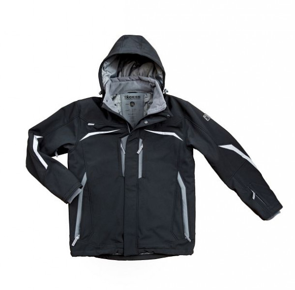 Excess Softshell Winterjacke schwarz-grau, Größe: XS, 318-2-41-1-BLG-XS