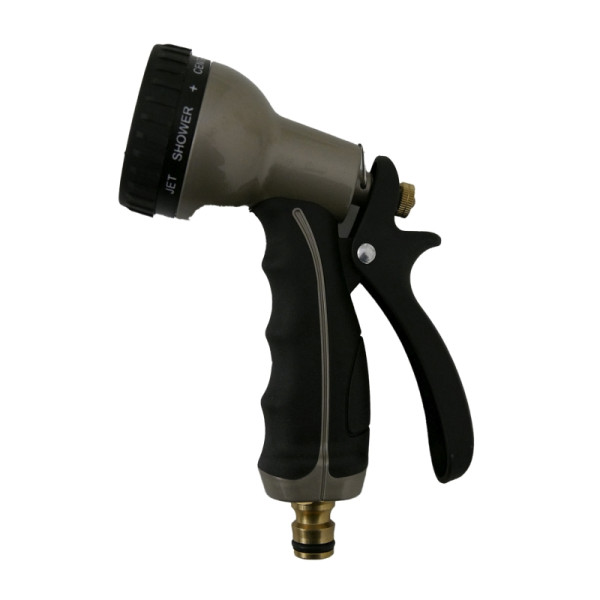 ewuaqua iWater Metallbrause 9 Jet Profi mit Gummiüberzug, 72803, 4260769236331