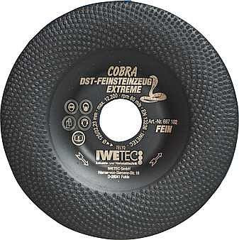 Iwetec Cobra DST Feinsteinzeug "Extrem", mittlere Körnung, 687103