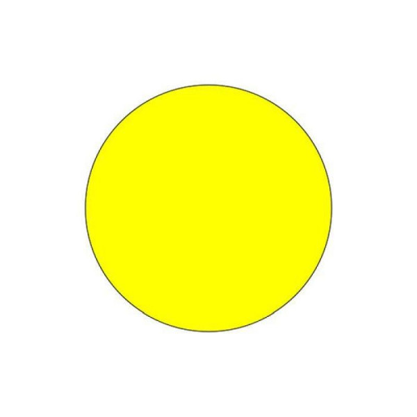 Stein HGS Antirutsch-Lagerplatzkennzeichnung -WT-5610- Ronden, Ø 50 mm / gelb, VE: 25 Stück, 39264