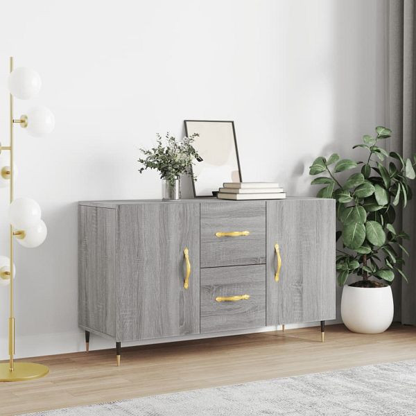 vidaXL Sideboard Grau Sonoma 100x36x60 cm Holzwerkstoff, 828154