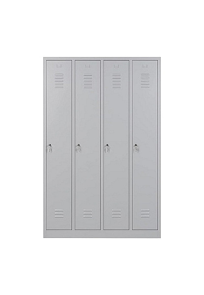 Mades Garderobenschrank 4-türig grau, SD1077140grA