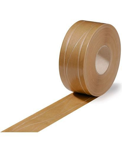 TransPak Nassklebeband, fadenverstärkt, 70 mm breit x 200 m, 75g/qm, VE: 12 Rollen, 299544