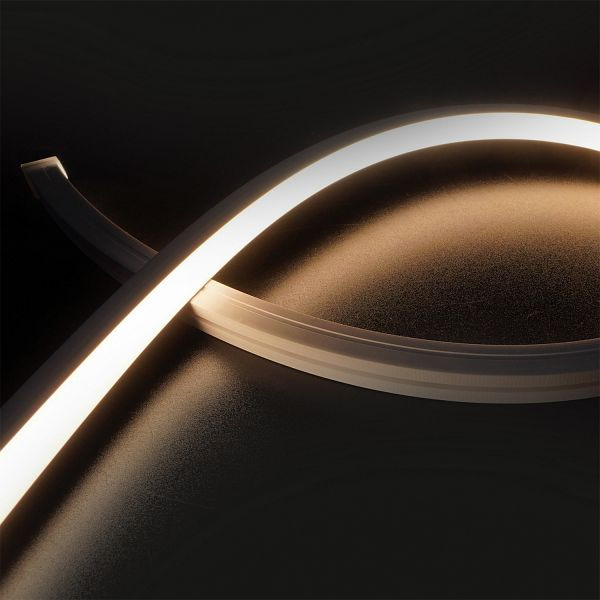 ISOLED LED NEON930 Flexband B13H13, 24V DC, 12W, IP67, 3000K, 5m Rolle, 140 LED/m, mit Montageclips, 116183