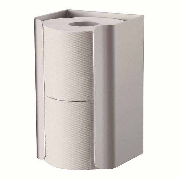 Air Wolf Reserve-Rollenhalter, Serie Omikron II, H x B x T: 202 x 128 x 105 mm, Aluminium eloxiert, 35-723