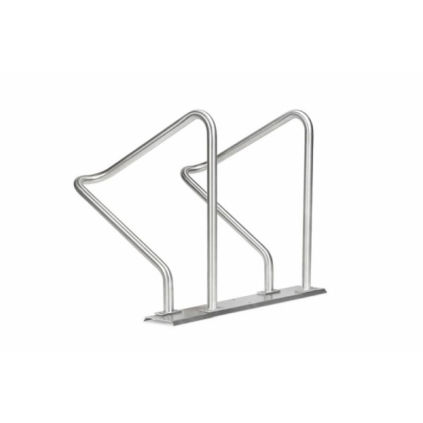 Stein HGS Reihenanlehnbügel 'Kalchas' auf Trapezschiene aus Edelstahl, 3, 41094