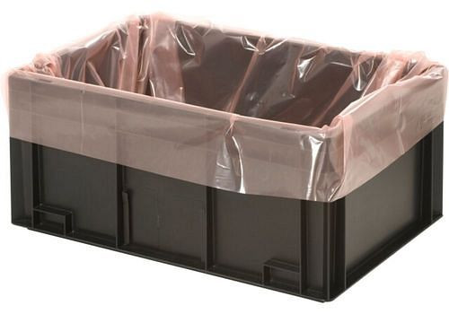 TransPak ESD-Seitenfaltenbeutel, antistatisch, 600+400 x 700 mm, Stärke 50µ, VE: 250 Stück, 299606