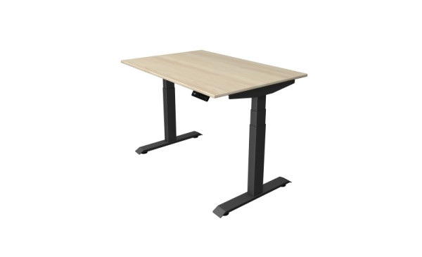 Kerkmann Sitz-/Stehtisch Move 4, B 1200 x T 800 mm, elektrisch höhenverstellbar von 640-1290 mm, Ahorn, (Montage), 10080450-1