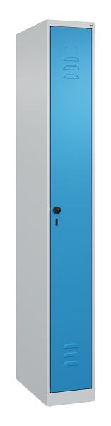 C+P Umkleidespind Classic PLUS, 1850x250x500mm, 7035/5012, Drehriegel, 080000-19 S10004