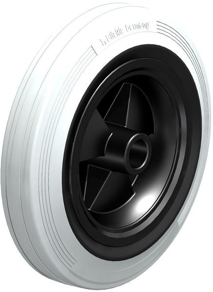 Blickle VPP 250/25-74G-SG Rad aus Vollgummi, Grau, 18127
