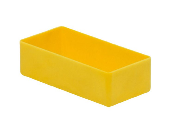 LA-KA-PE E 31/2, Einsatzkasten, gelb, aus Polystyrol, 108 x 54 x 31 mm, 11710 01 04