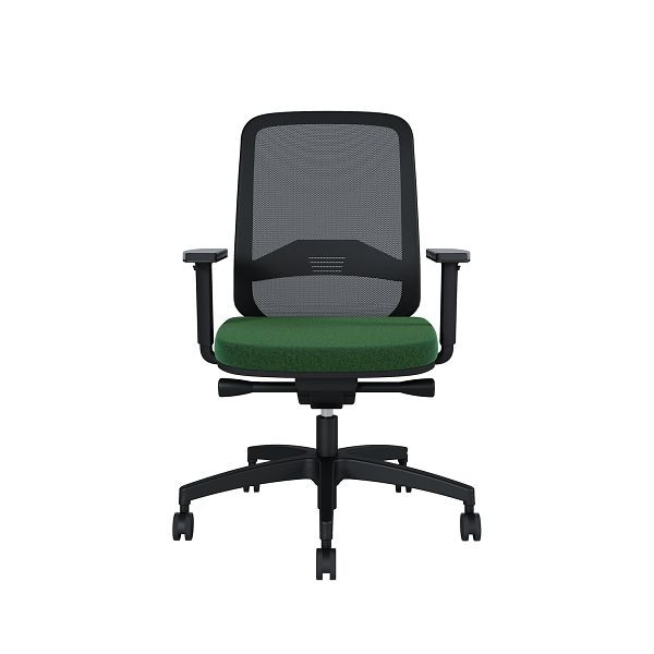 Bisley Bürodrehstuhl Bali, Rückenlehne aus Netzbezug, Mit Armlehnen Kunststofffußkreuz, TN9717 grass green, BALIKLRT0015TN9717