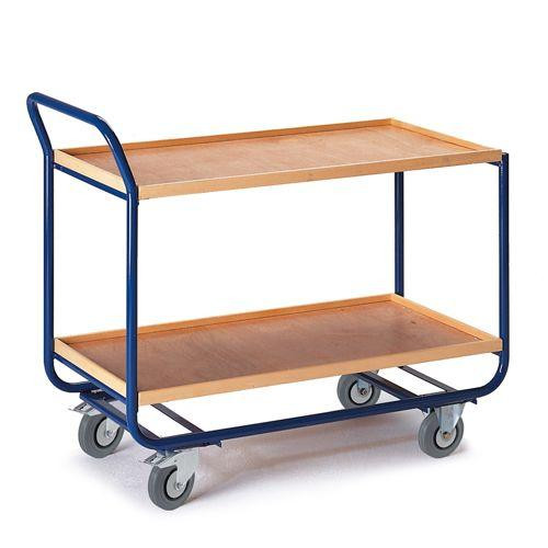 Rollcart Tischwagen 20 mm Randhöhe (930x500), Tragkraft: 150 kg, 06-7025