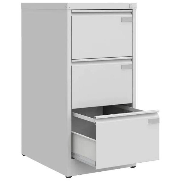 Eurobox Aktenschrank A4, 3 Reihen, Aktenschrank + Hängeregistatur in 1 Reihe, 0611-050103