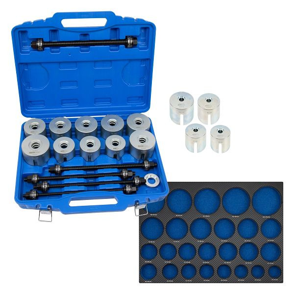 Stahlmaxx Druckhülsen-Satz, Ø 44-110 mm, in Schaumstoff, 26-tlg, XXL-980001