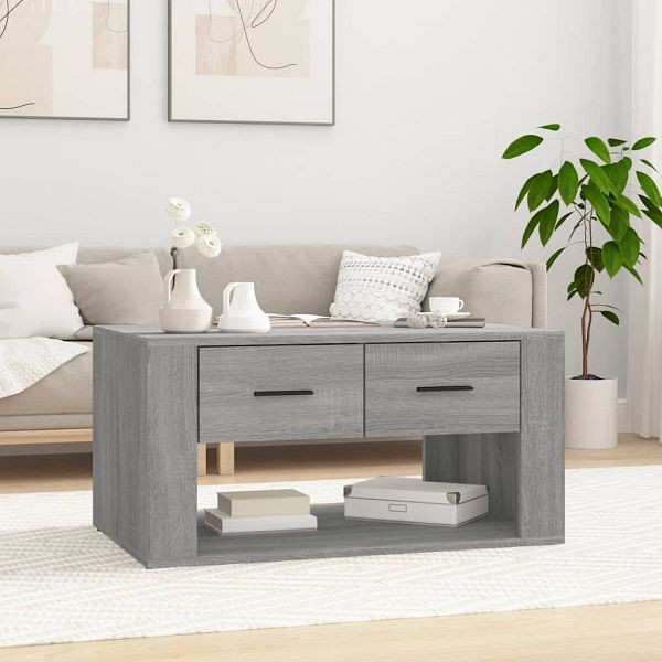 vidaXL Couchtisch Grau Sonoma 80x50x40 cm Holzwerkstoff, 816534