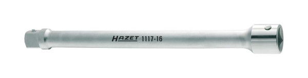 Hazet Verlängerung, Vierkant hohl 25 mm, Vierkant massiv 25 mm, Antrieb mit Ausrastbolzen für Stiftsicherung, Abmessungen / Länge: 400 mm, 1117-16