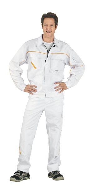 Planam Highline Bundjacke, reinweiß/reinweiß/gelb, Größe 54, 2317054