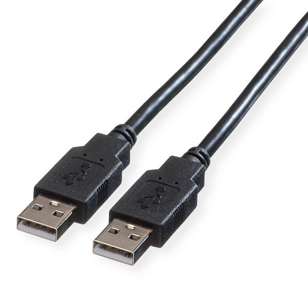 ROLINE USB 2.0 Kabel, Typ A-A, schwarz, 4,5 m, 11.02.8945