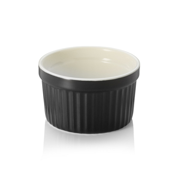 WAS Ragout Fin Set, Ø 7 cm, 85 ml, schwarz, VE: 6 Stück, Porzellan, 4918071