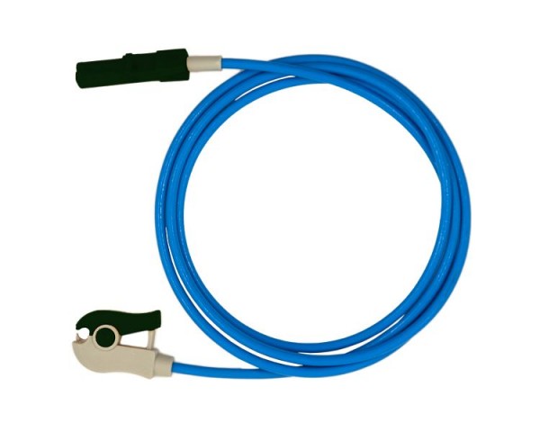 Golmed OP-EKG-Einzelleitung zum VS-Stecksystem, 100 cm, Schwarz, 7-100-G1,5 OP SW