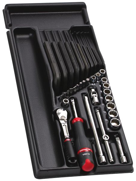 FACOM R.245 + EH.107 Steckschlüssel-Einsatz – 1/4 Zoll, Innen-Sechskant, 7 Mm, Für Präzises Arbeiten