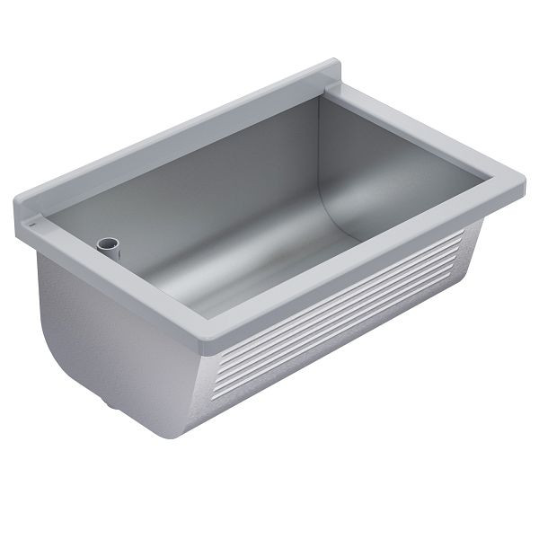 KWC Waschtrog, Sirius, Edelstahl, 700x328x460 mm, Ablauf links, 2030045749