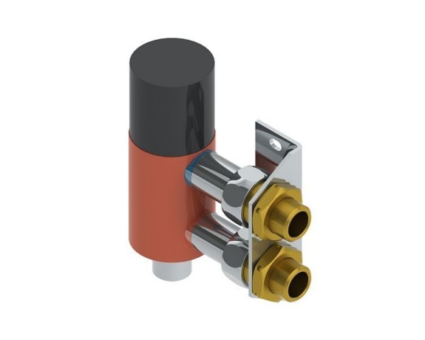 BROEN-LAB Thermostatmischer für Augendusche, mit Montagewinkel, Anschlüsse G1/2" außen, 17140039